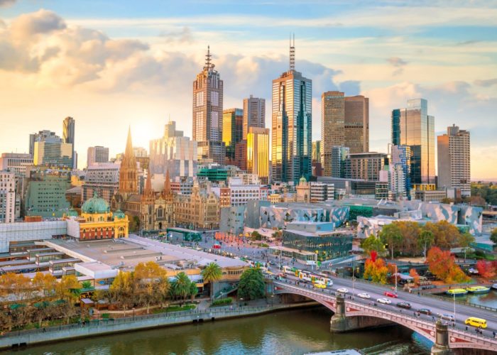 Melbourne city view